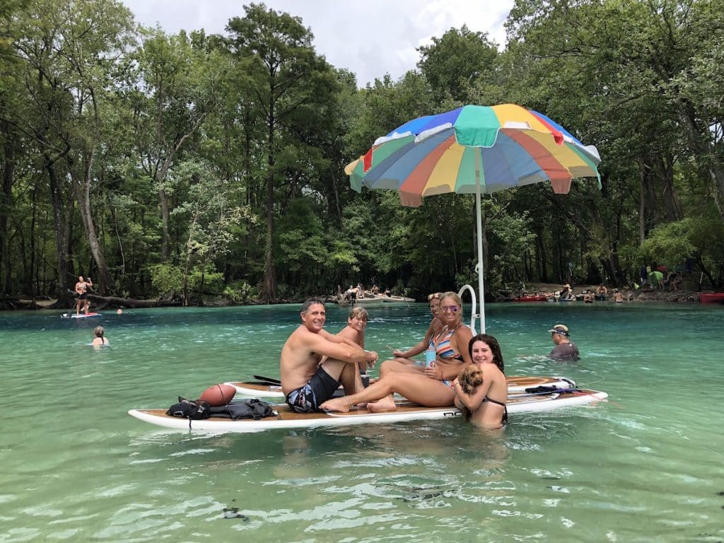 Family at Cypress Springs Adventure