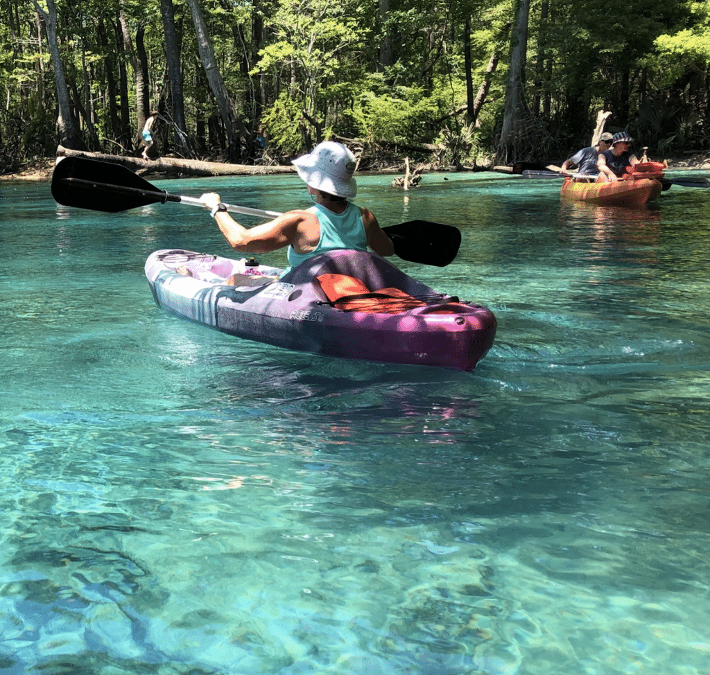Kayak paddling rentals